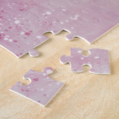 Puzzle Verger rose avec peinture paysage d'oies (Côté)