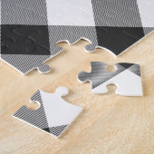 Puzzle Vérification Carreaux Buffalo Blanc Noir (Côté)