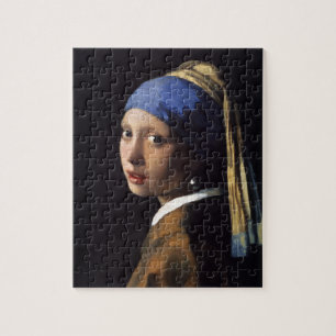 Puzzle Vermeer Girl Pearl Élevant Masterpiece Peinture