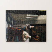 Puzzle Vermeer - Lady Écrire une lettre avec sa bonne (Horizontal)