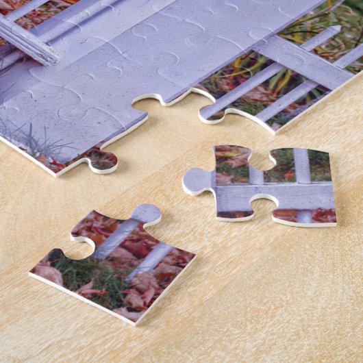 Puzzle Vermont à l'automne. (Côté)