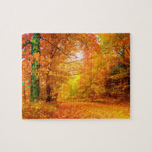 Puzzle Vermont Autumn Nature Paysage