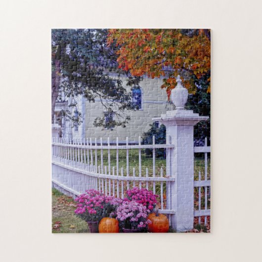 Puzzle Vermont en automne. (Vertical)