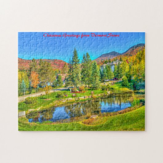 Puzzle Vermont Stowe.Noël (Horizontal)