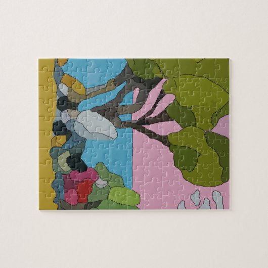 Puzzle Verre Abstrait (Horizontal)