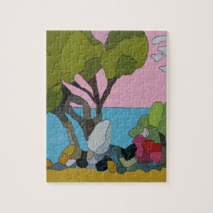 Puzzle Verre Abstrait