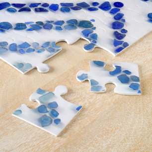 Puzzle verre Arbre-o-métrique de mer - bleu