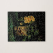 Puzzle Verre avec Roses par Vincent van Gogh (Horizontal)
