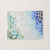 Puzzle Verre de mer coloré (Horizontal)