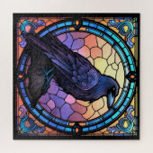 Puzzle Verre Éffrayant Raven (Horizontal)