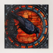 Puzzle Verre Éffrayant Raven (Horizontal)