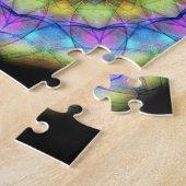 Puzzle Verre souillé d'arc-en-ciel (Côté)