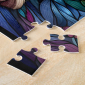 Puzzle Verre tendu Cocker spanière jaune vif bleu (Côté)