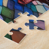 Puzzle Verre Vibrant Cityscape (Côté)