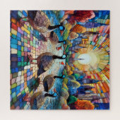 Puzzle Verre Vibrant Cityscape (Horizontal)