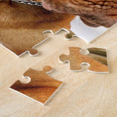 Puzzle verres de port de chien de dogue de bordeaux (Côté)