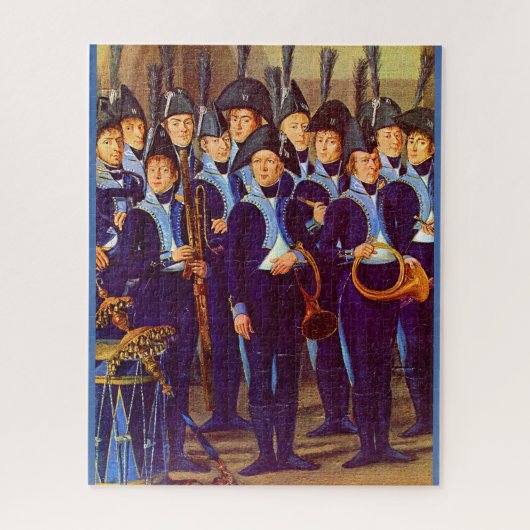 Puzzle vers 1800 Musiciens militaires européens (Vertical)
