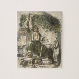 Puzzle Vers 1900 : Le fantôme du présent de Noël