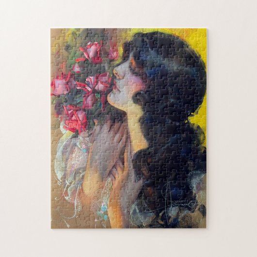 Puzzle vers 1910 rêve de rose (Vertical)