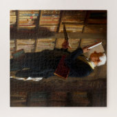 Puzzle Vers de livre Carl Spitzweg Art (Horizontal)
