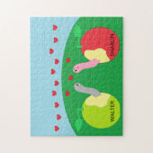 Puzzle Vers de terre amoureux : (Vertical)