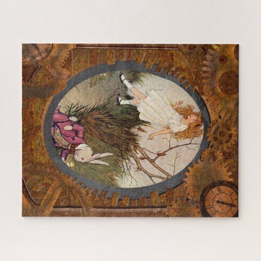 Puzzle Vers le bas du trou de lapin (Horizontal)