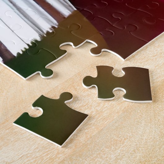 Puzzle Vers le haut dans une forêt de grands arbres avec  (Côté)