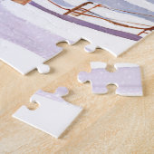 Puzzle Versant enneigé | Hiver aquarelle (Côté)