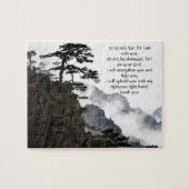 Puzzle verset de la bible Inspiration personnalisée d'Isa (Horizontal)