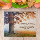 Puzzle verset de la Bible Inspirationnelle Personnalisée<br><div class="desc">Conception = Arbre grand d'automne avec banc. Avez-vous déjà l'impression d'être seul ? et rien ne vous mène ? Souvenez-vous toujours que Dieu aide toujours son peuple, mais vous avez besoin d'avoir cette foi ! Ésaïe 41:10 est mon verset préféré d'Ésaïe. Cela vous motivera! alors levez-vous, soyez forts et affrontez...</div>