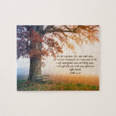 Puzzle verset de la Bible Inspirationnelle Personnalisée  (Horizontal)