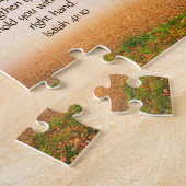 Puzzle verset de la Bible Inspirationnelle Personnalisée  (Côté)
