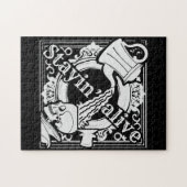 Puzzle Versez le café ! blanc (Horizontal)