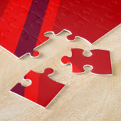 Puzzle Version rouge Décor Union Jack britannique (Côté)