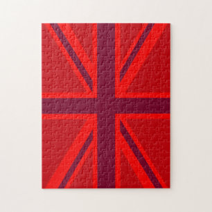 Puzzle Version rouge Décor Union Jack britannique