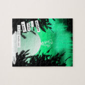 Puzzle vert Aurora Igloo par Sara Motolanez (Horizontal)