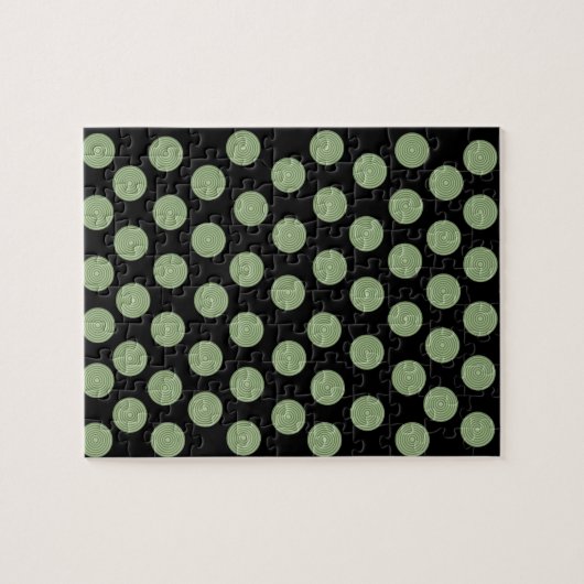 Puzzle Vert Cercles (Horizontal)