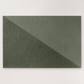 Puzzle vert de mousse minimaliste (Horizontal)