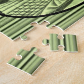 Puzzle vert des femmes vintages (Côté)