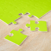 Puzzle Vert électrique uni (Côté)