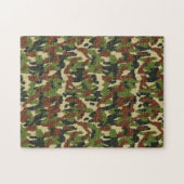 Puzzle Vert et marron camouflage (Horizontal)