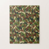 Puzzle Vert et marron camouflage (Vertical)