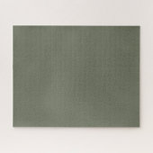 Puzzle Vert Moss Minimaliste - Personnalisable (Horizontal)