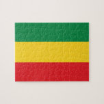 Puzzle Vert, or (jaune) et drapeau de couleurs rouges<br><div class="desc">Couleurs de vert, d'or (jaune) et de drapeau rouge.
T-shirts alternatifs vintages de hip hop de vieille école habillement, casquettes, autocollants, cas intelligents de téléphone et plus.</div>