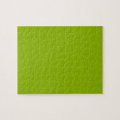 Puzzle Vert pomme (couleur solide)  (Horizontal)