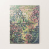 Puzzle vert Printemps paysage (Vertical)