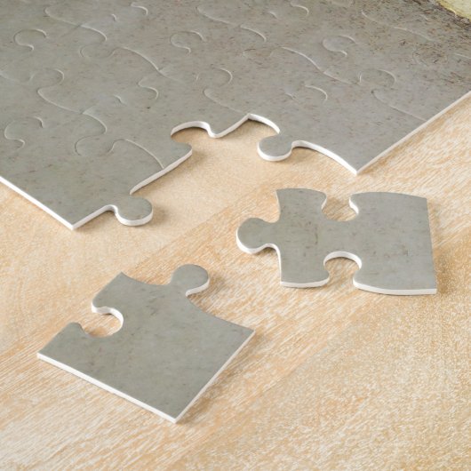 Puzzle Vert, Rouge, Bleu et Jaune rouillé (Côté)