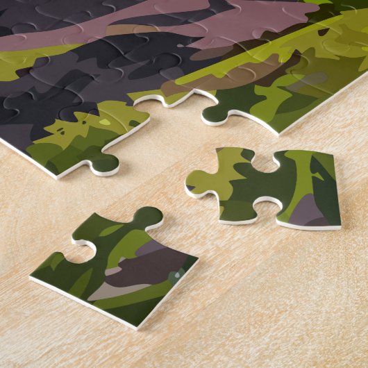 Puzzle Vert verdoyant (Côté)