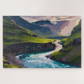 Puzzle Vert verdoyant (Horizontal)