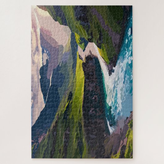 Puzzle Vert verdoyant (Vertical)